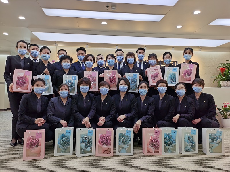 3月7-8日，集团各公司为“中联女神”送上节日祝福。